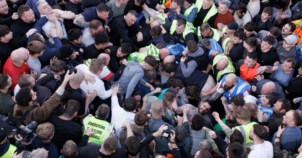 Atherstone Ball Game Continues an 826-Year-Old Tradition in England