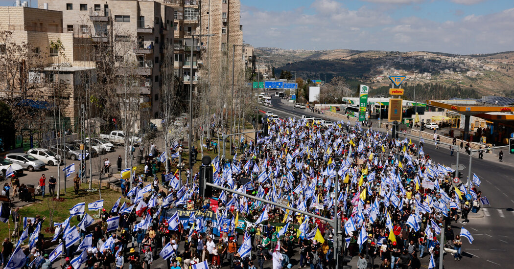 Israelis Take to Streets Day After Strikes on Gaza