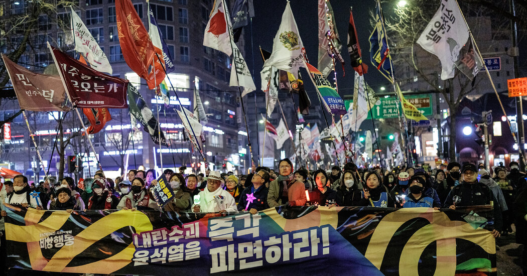 South Korea Protests Swell as Court Weighs President Yoon’s Fate